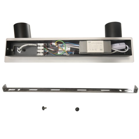Light Prestige Spot Parma 2 czarny 2xGU10 LED CCT