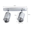 Light Prestige Zestaw reflektorów spot Belize chrom IP44 2xGU10