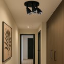 Light Prestige Campana 3 plafon czarny 3xGU10
