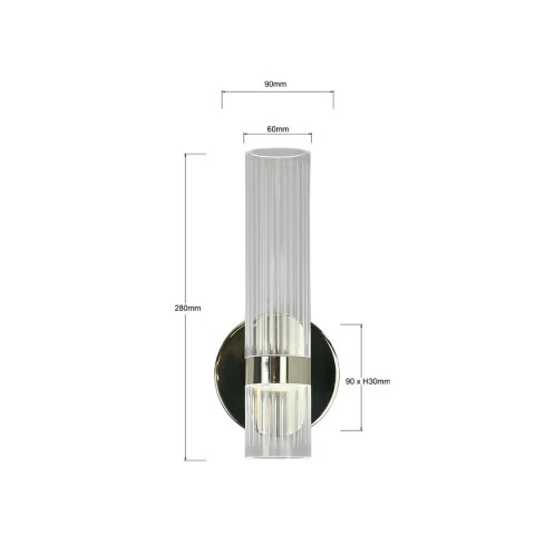 Light Prestige Kinkiet Ambiente złoty LED CCT