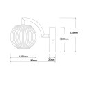 Light Prestige Kinkiet Brillant złoty LED CCT