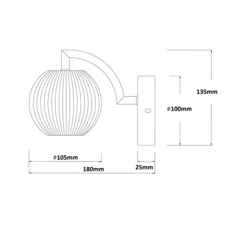 Light Prestige Kinkiet Brillant złoty LED CCT