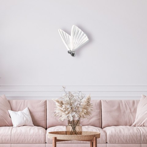 Light Prestige Kinkiet Mariposa srebrny LED CCT