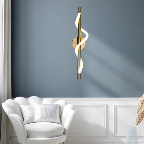 Light Prestige Kinkiet Meleca złoty LED CCT