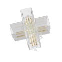 Light Prestige Łącznik X elektryczny do oświetlenia modułowego Geometric System New
