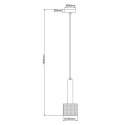 Light Prestige Lampa wisząca Amo czarna 1xE27