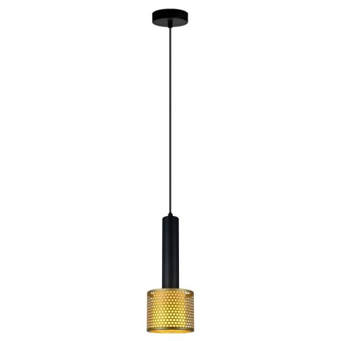 Light Prestige Lampa wisząca Amo złoto-czarna 1xE27