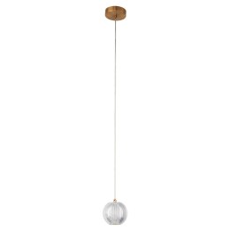 Light Prestige Lampa wisząca Brillant 1 złota LED CCT