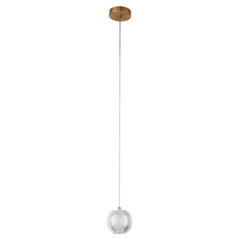 Light Prestige Lampa wisząca Brillant 1 złota LED CCT