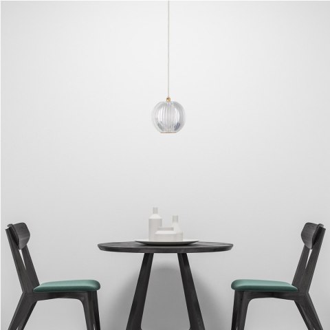 Light Prestige Lampa wisząca Brillant 1 złota LED CCT