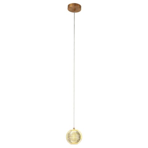 Light Prestige Lampa wisząca Brillant 1 złota LED CCT