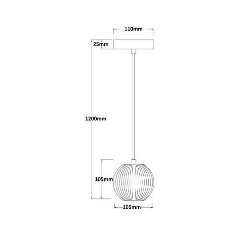 Light Prestige Lampa wisząca Brillant 1 złota LED CCT