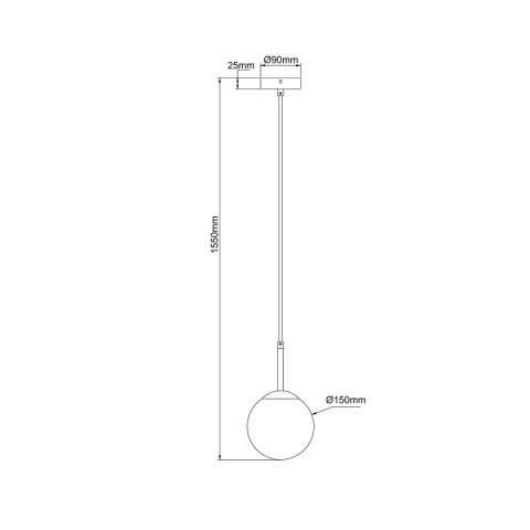 Light Prestige Lampa wisząca Dorado złota 1xE14
