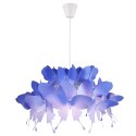 Light Prestige Lampa wisząca Farfalla niebieska 1xE27