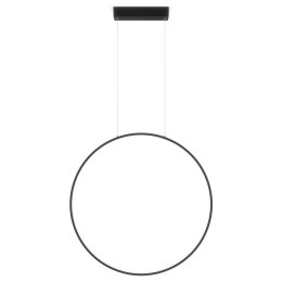 Light Prestige Lampa wisząca Mirror L czarna IP44 LED CCT