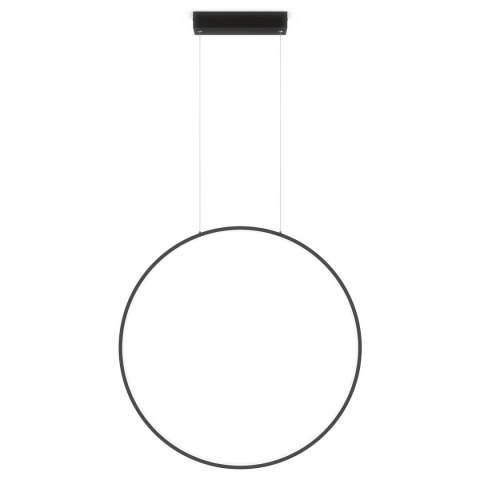 Light Prestige Lampa wisząca Mirror L czarna IP44 LED CCT