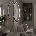 Light Prestige Lampa wisząca Mirror L czarna IP44 LED CCT