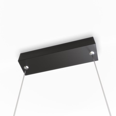 Light Prestige Lampa wisząca Mirror S czarna IP44 LED CCT