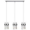 Light Prestige Lampa wisząca Vetro chrom 3xE14