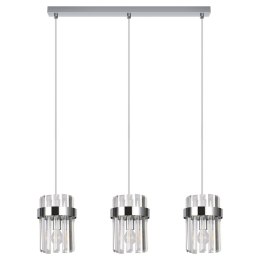 Light Prestige Lampa wisząca Vetro chrom 3xE14