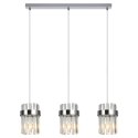 Light Prestige Lampa wisząca Vetro chrom 3xE14