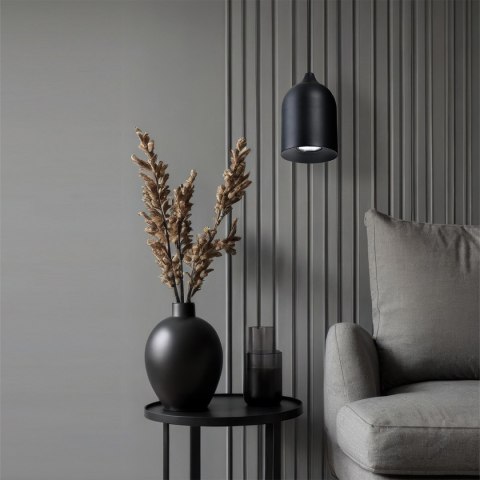 Light Prestige Metalowa lampa wisząca Nilo czarna 1xGU10