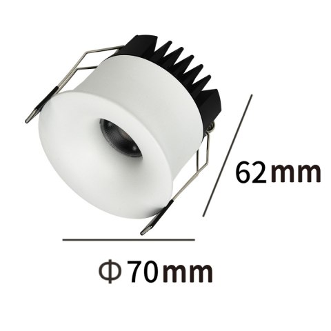 Light Prestige Oczko podtynkowe Zyra białe LED CCT