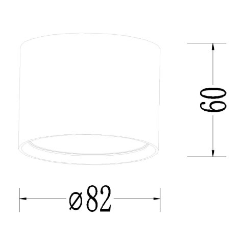 Light Prestige Oprawa natynkowa Kendal biała GX53