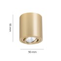 Light Prestige Oprawa natynkowa Tulon złota 1xGU10