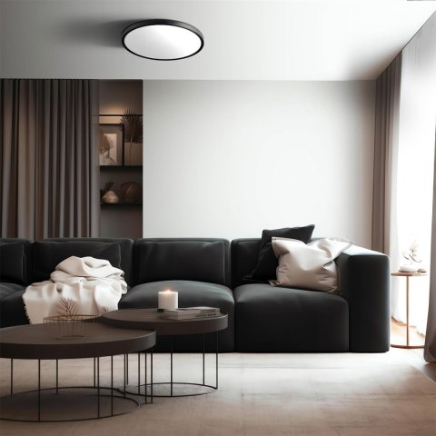 Light Prestige Plafon California 30 cm czarny LED CCT