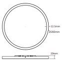 Light Prestige Plafon Pryzma 28 cm biały LED CCT