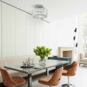 Light Prestige Plafon Vetro chrom 1xE27