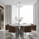 Light Prestige Plafon Vetro chrom 1xE27