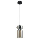 Light Prestige Pojedyncza lampa wisząca Nivio dymna 1xE27