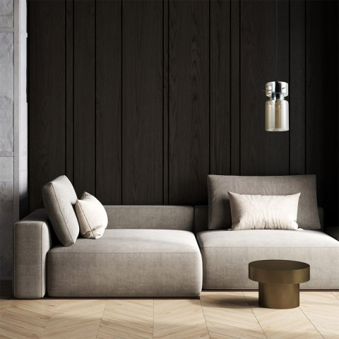 Light Prestige Pojedyncza lampa wisząca Nivio dymna 1xE27