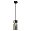 Light Prestige Pojedyncza lampa wisząca Nivio dymna 1xE27