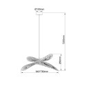 Light Prestige Rattanowa lampa wisząca Raya naturalna 1xE27