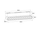 Light Prestige Reflektor Magnetic Slim Blaze 12W LED 3000K biały