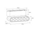 Light Prestige Reflektor Magnetic Slim Blaze 6W LED 4000K biały