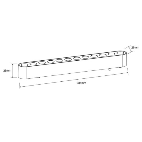 Light Prestige Reflektor Magnetic Slim Zing 12W LED 3000K biały