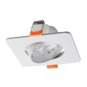 Light Prestige Ruchome kwadratowe oczko podtynkowe Plus białe LED CCT
