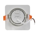 Light Prestige Ruchome kwadratowe oczko podtynkowe Plus białe LED CCT