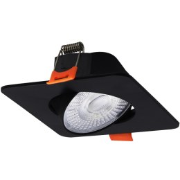 Light Prestige Ruchome kwadratowe oczko podtynkowe Plus czarne LED CCT