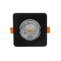 Light Prestige Ruchome kwadratowe oczko podtynkowe Plus czarne LED CCT
