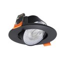 Light Prestige Ruchome oczko podtynkowe Plus czarne LED CCT