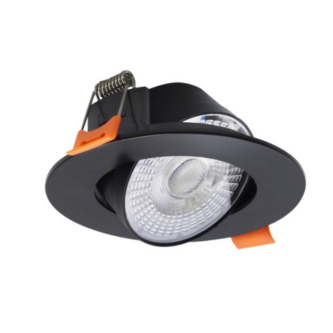 Light Prestige Ruchome oczko podtynkowe Plus czarne LED CCT