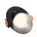 Light Prestige Ruchome oczko podtynkowe Plus czarne LED CCT