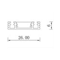 Light Prestige Szynowa natynkowa 2m Magnetic Slim biała
