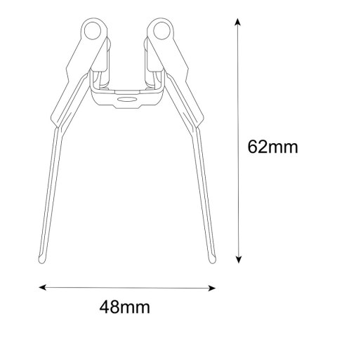 Light Prestige Uchwyt montażowy podtynkowy Magnetic Slim