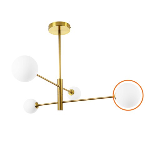 Light Prestige Zapasowy duży klosz Dorado 4 i 6